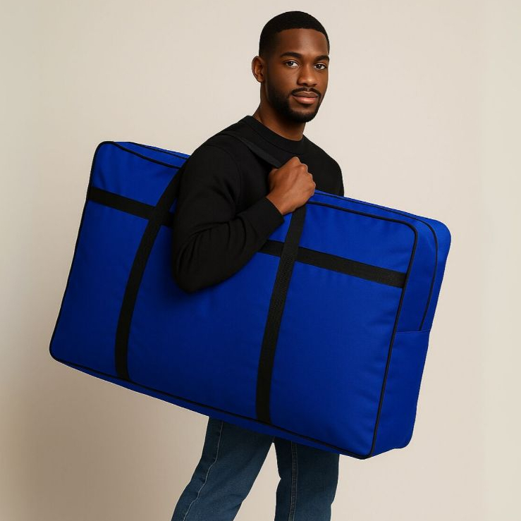 Sacolão Gigante Bolsa de Viagem Mudança Dobráve