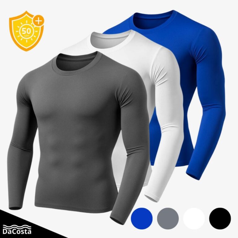 Kit 3 Camiseta Manga Longa Masculina Proteção So