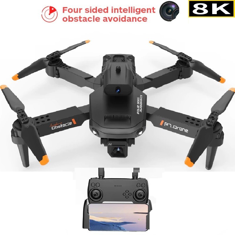 Drone P7 Pro com Câmera HD, Controle Remoto e Wi-Fi – Estabilidade e Portabilidade para Aventuras Aé