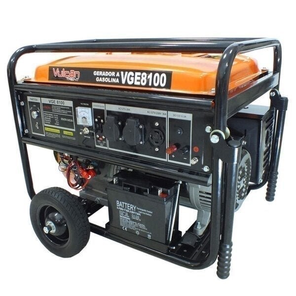 Gerador a Gasolina VGE8100 4 Tempos 15HP Partida E