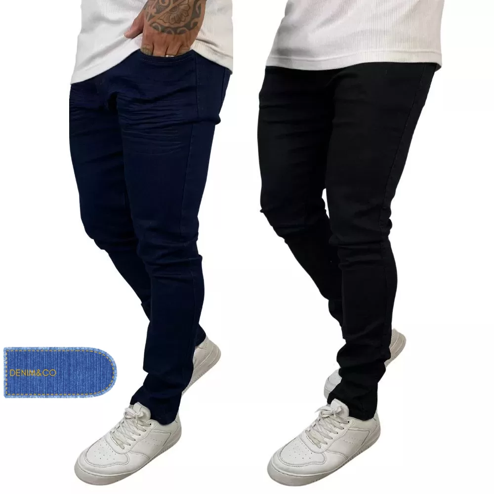 kit calças jeans masculina skinny para trabalho direto da fabrica envio imediato promoção