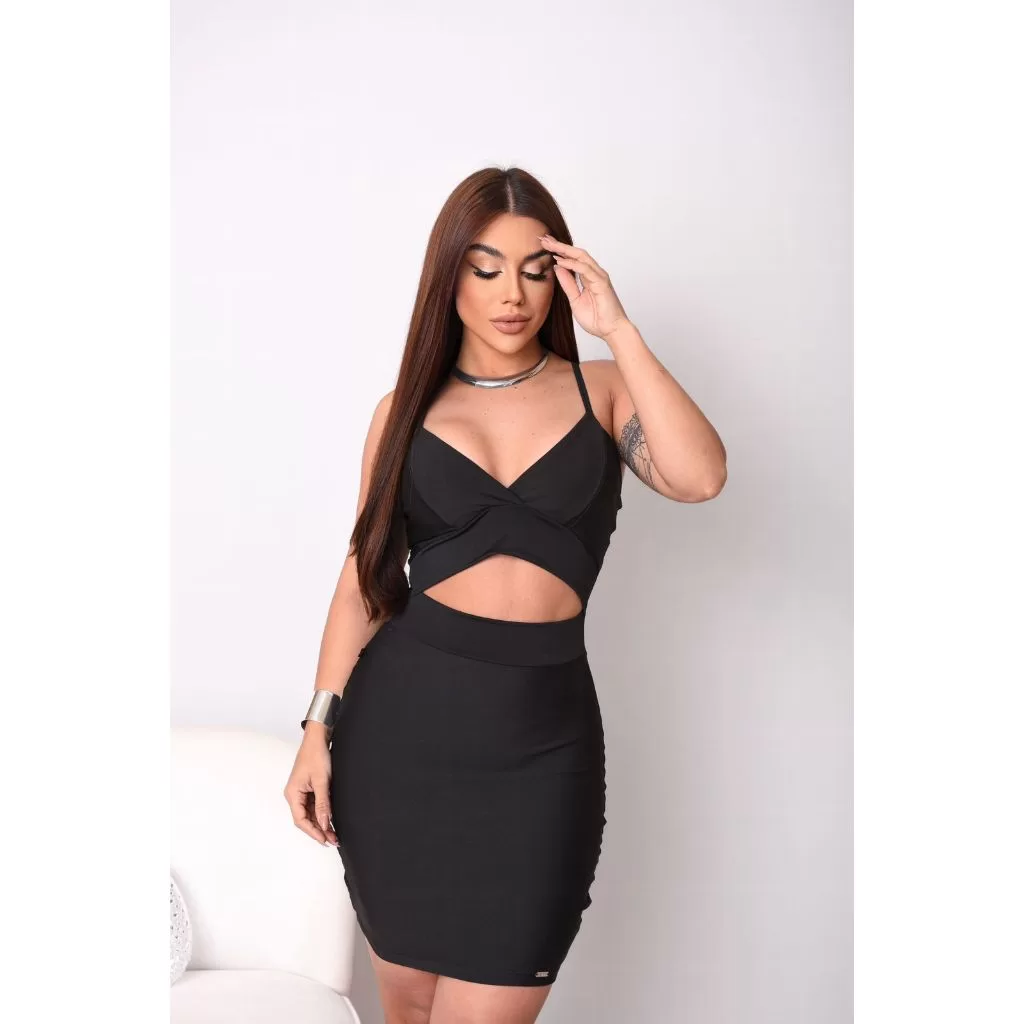 Vestido Curto ALCINHA DECOTE  Balada FESTA EVENTOS Moda Feminina