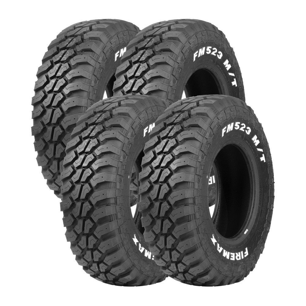 Jogo 4 Pneus Firemax Aro 15 FM523 M/T 31X10.50R15 109Q – Letras Brancas