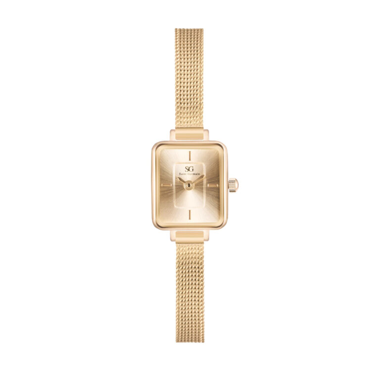 Relógio Feminino Saint Germain Quadrado Dourado S