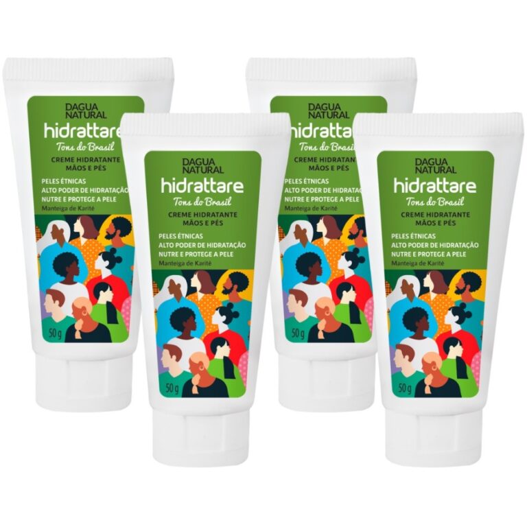 4 Creme Hidratante Mãos Pés 50G Tons Do Brasil D