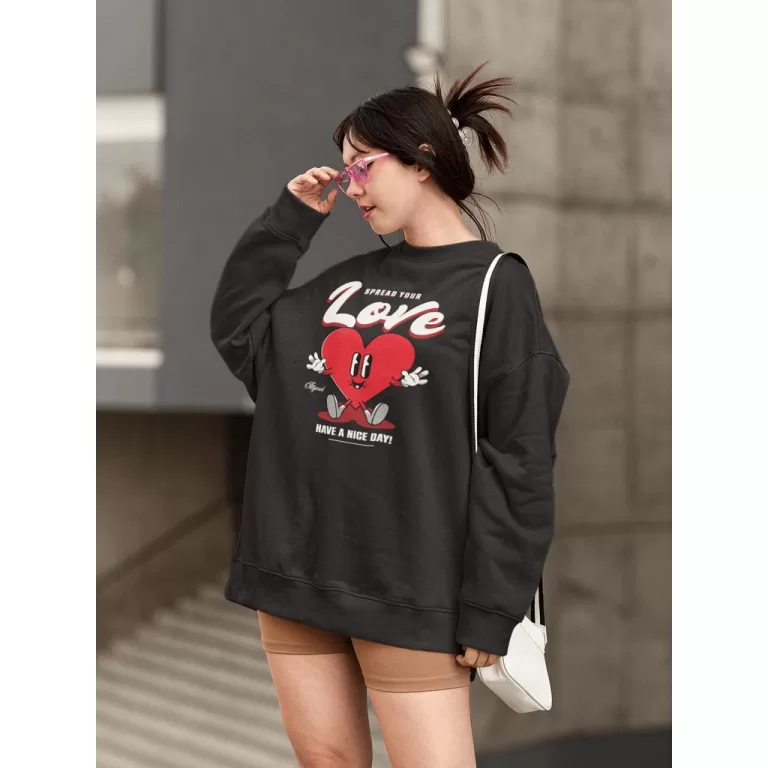 Moletom Blusa de Frio Básico Estiloso Feminino Es