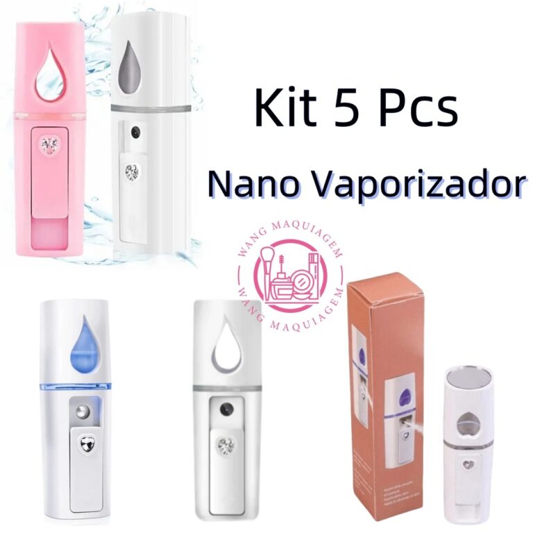Kit 5 Pecas Nano Mister Vaporizador Usb Facial Rec