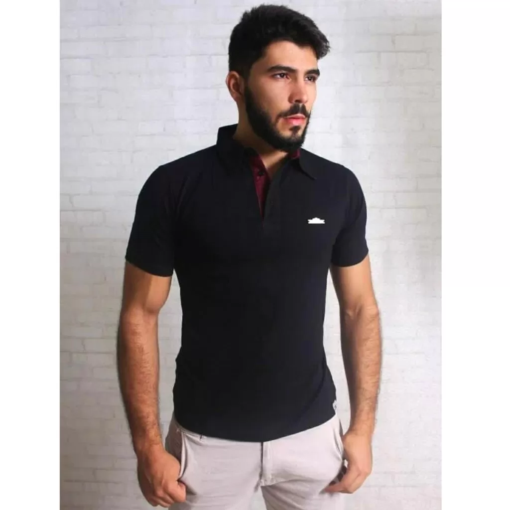 Camisa Masculina Casual Gola Polo Básica