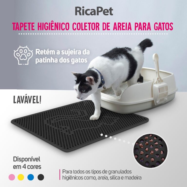Tapete Higiênico Para Gato Coletor De Areia ̵
