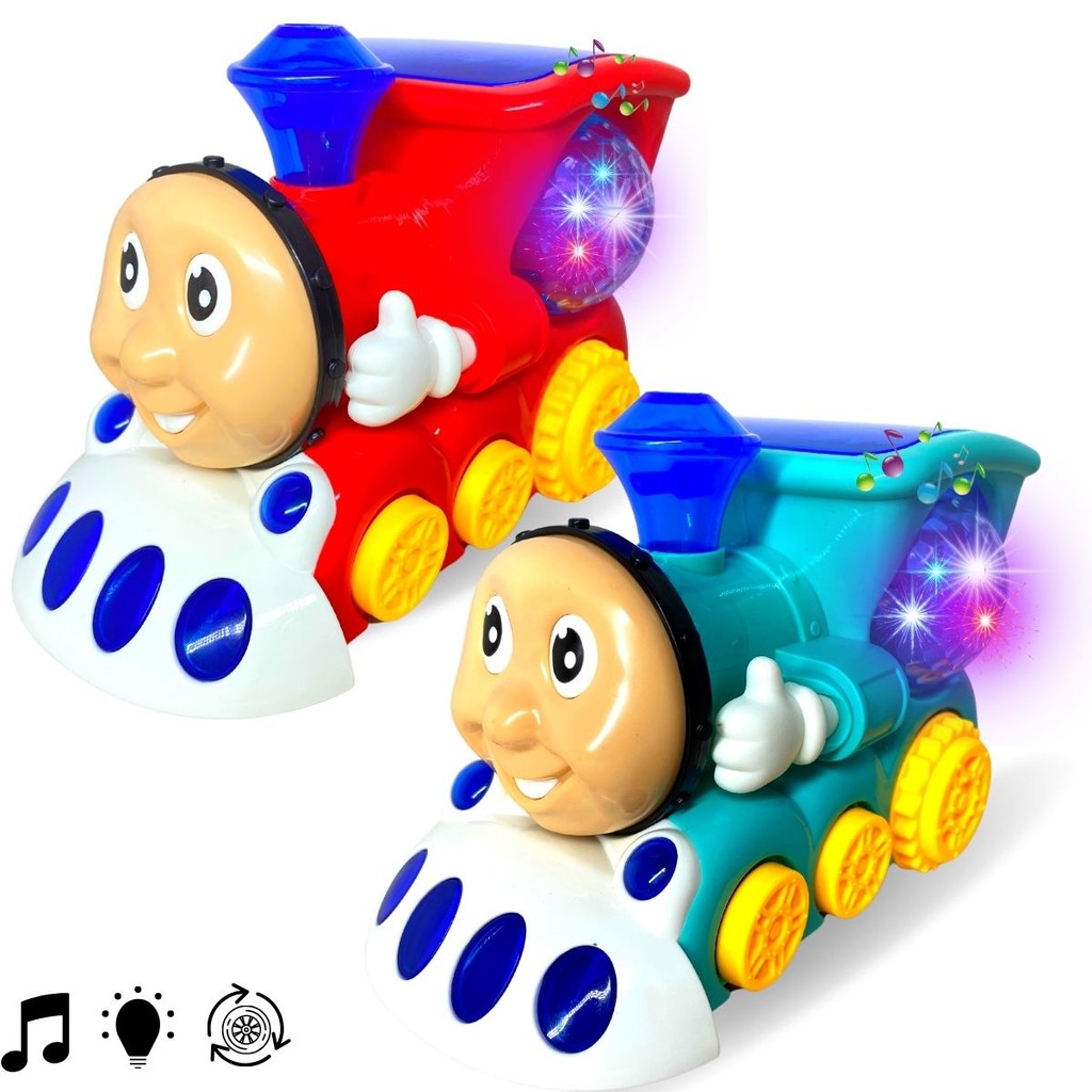 Trenzinho Thomas Brinquedo Infantil Com Som Luz Bate Volta