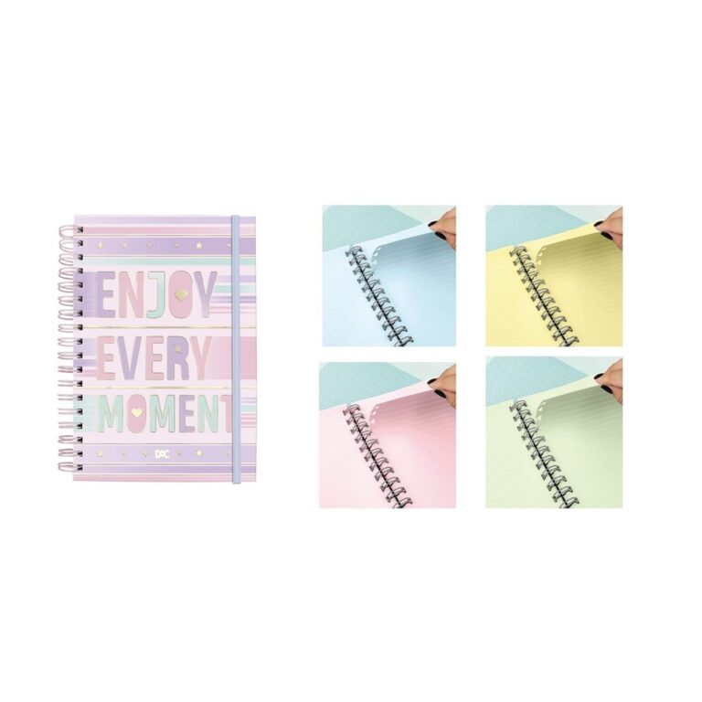 Caderno Smart Univ. Enjoy + Refil Folhas Tira e P