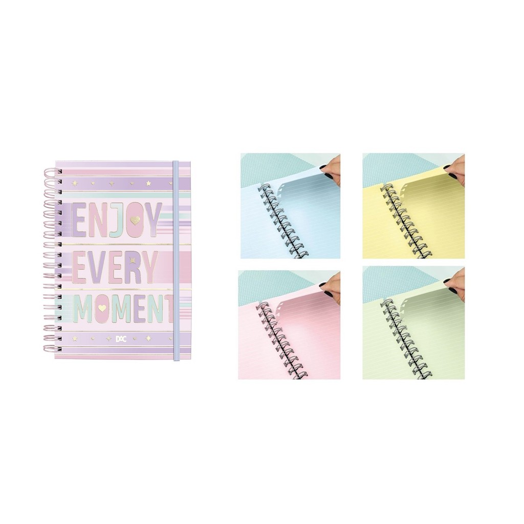 Caderno Smart Univ. Enjoy + Refil Folhas Tira e Põe – DAC