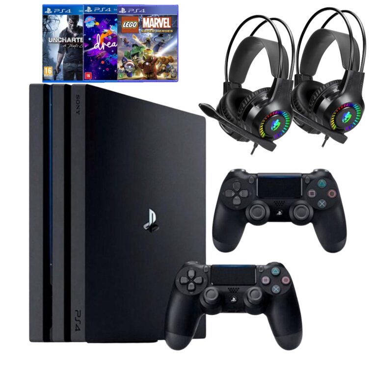 Video game Ps4 Pro 1tb com dois OU um controles + 