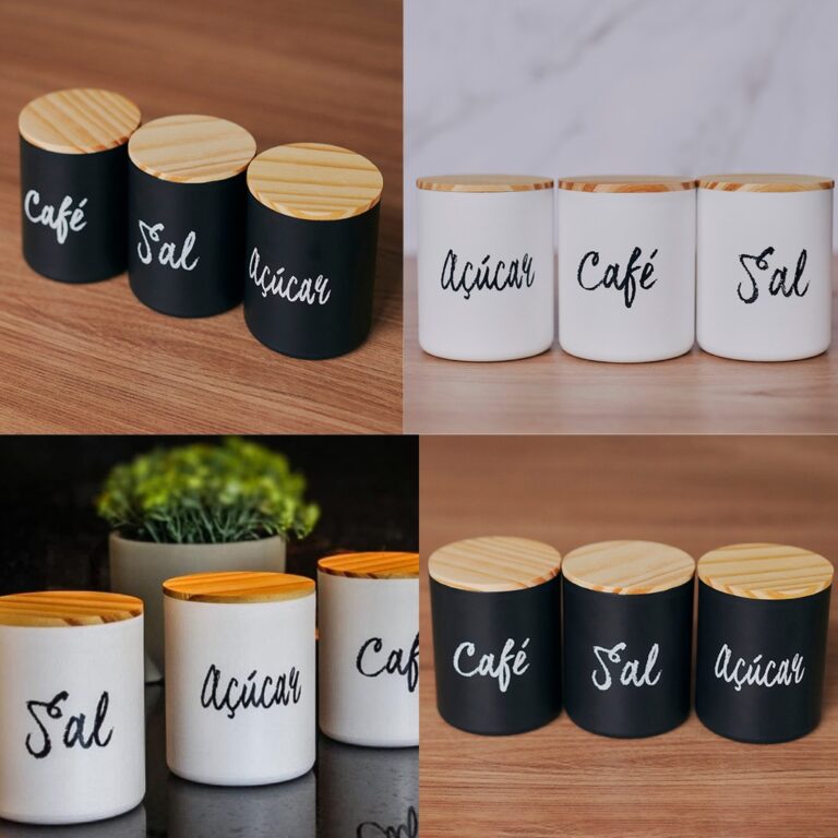 Pote Porta Mantimentos Armazenamento Café Açucar
