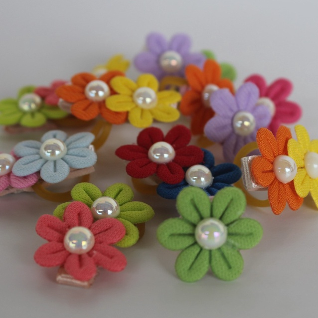 Laço para Pet de Florzinhas Petshop Cães Gatoes 