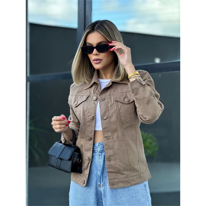 Jaqueta Jeans Feminina Linha Premium 008