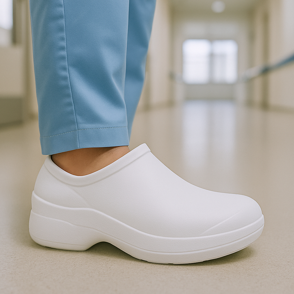 Sapato Babuche Fechado Profissional Leve Trabalho Cozinha