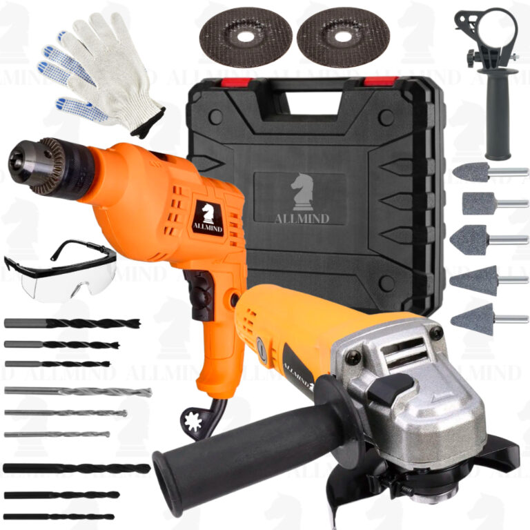 Kit Lixadeira Esmerilhadeira Angular Furadeira de 