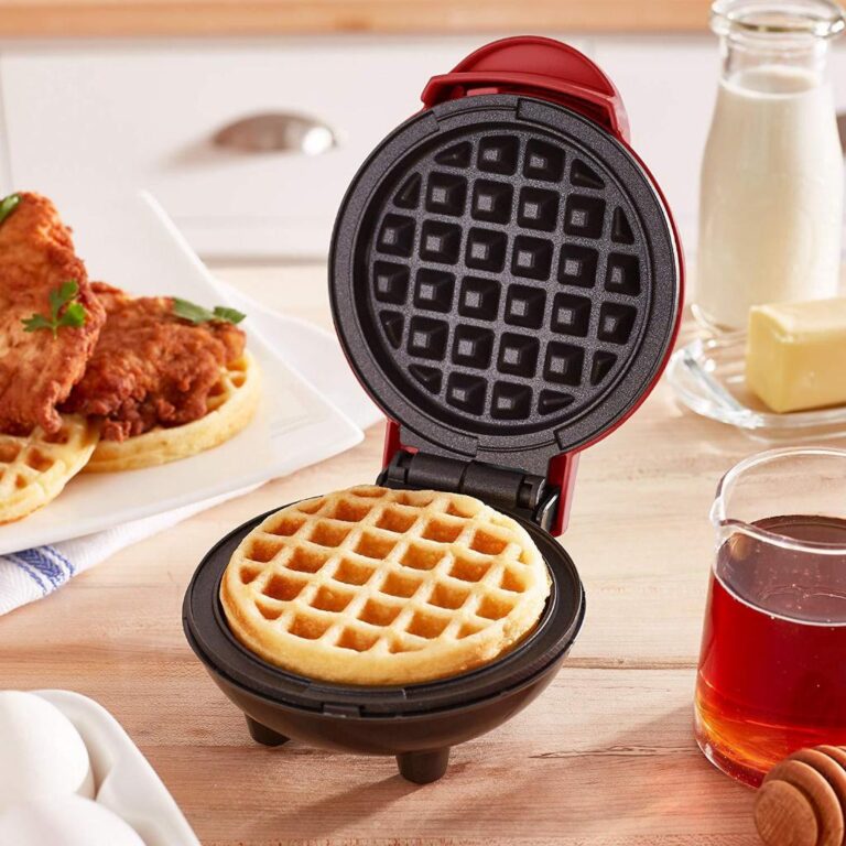 Jnlvariedades Mini Máquina de Waffle e Panquecas 
