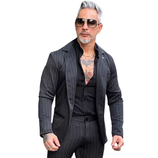 BLAZER RISCA DE GIZ PER POCHI PERMIUM