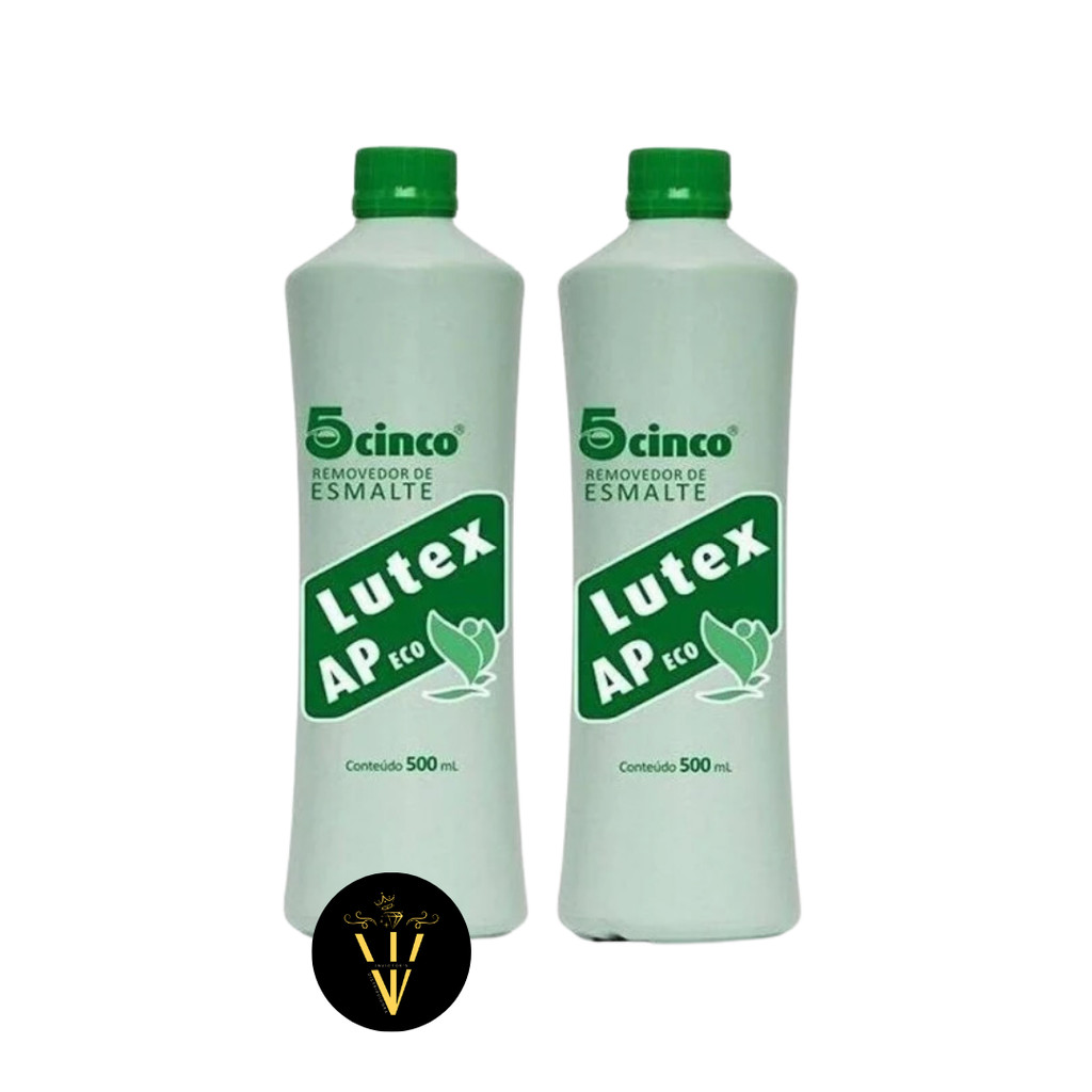 2 Lutex Acetona Removedor de Esmalte de 500ml