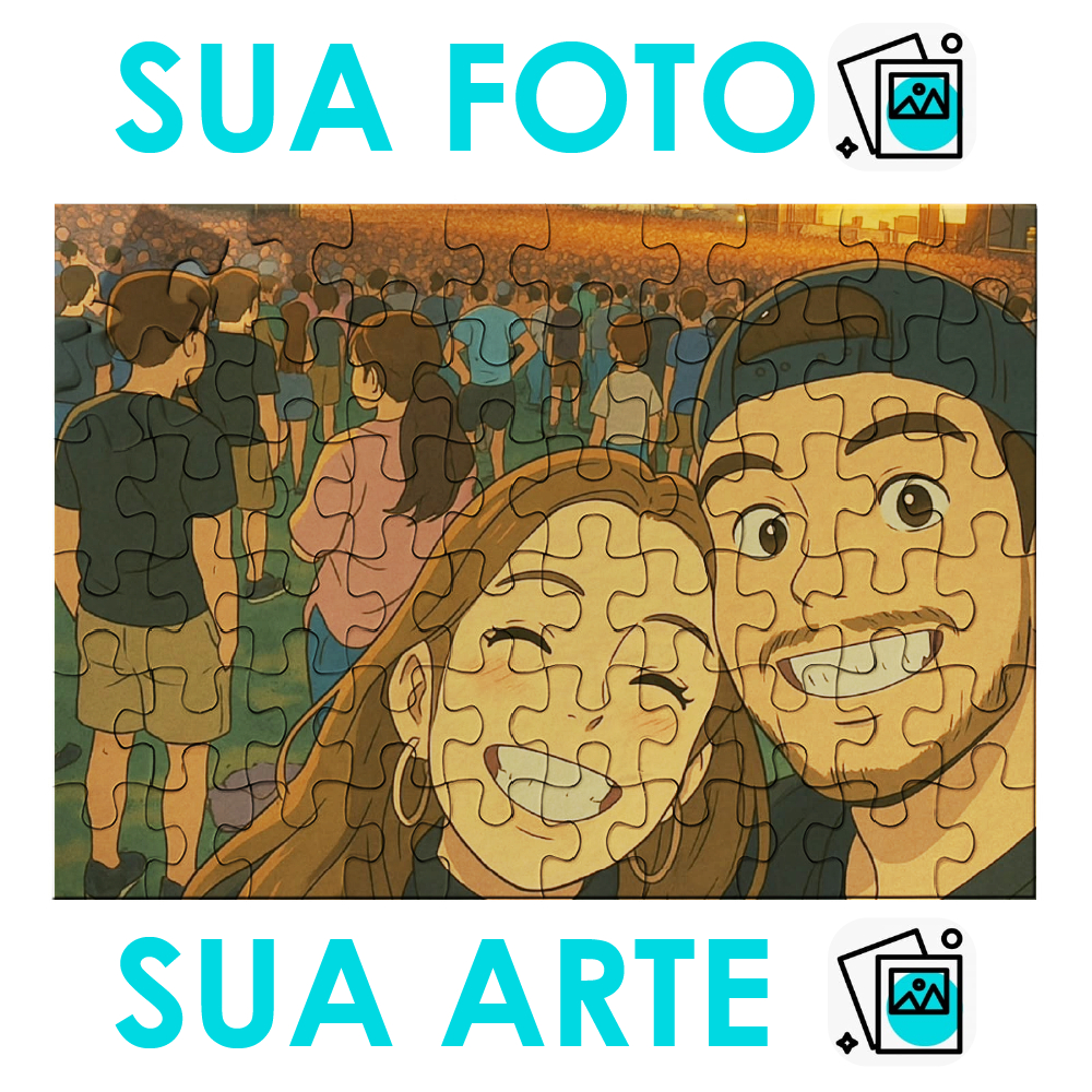 Quebra Cabeça Personalizado com Foto Imagem Presente Aniversário Natal Casamento Personalizado