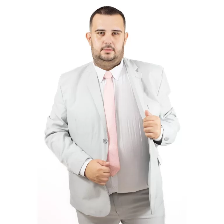 Terno Plus Size Microfibra para casamento, uso pes