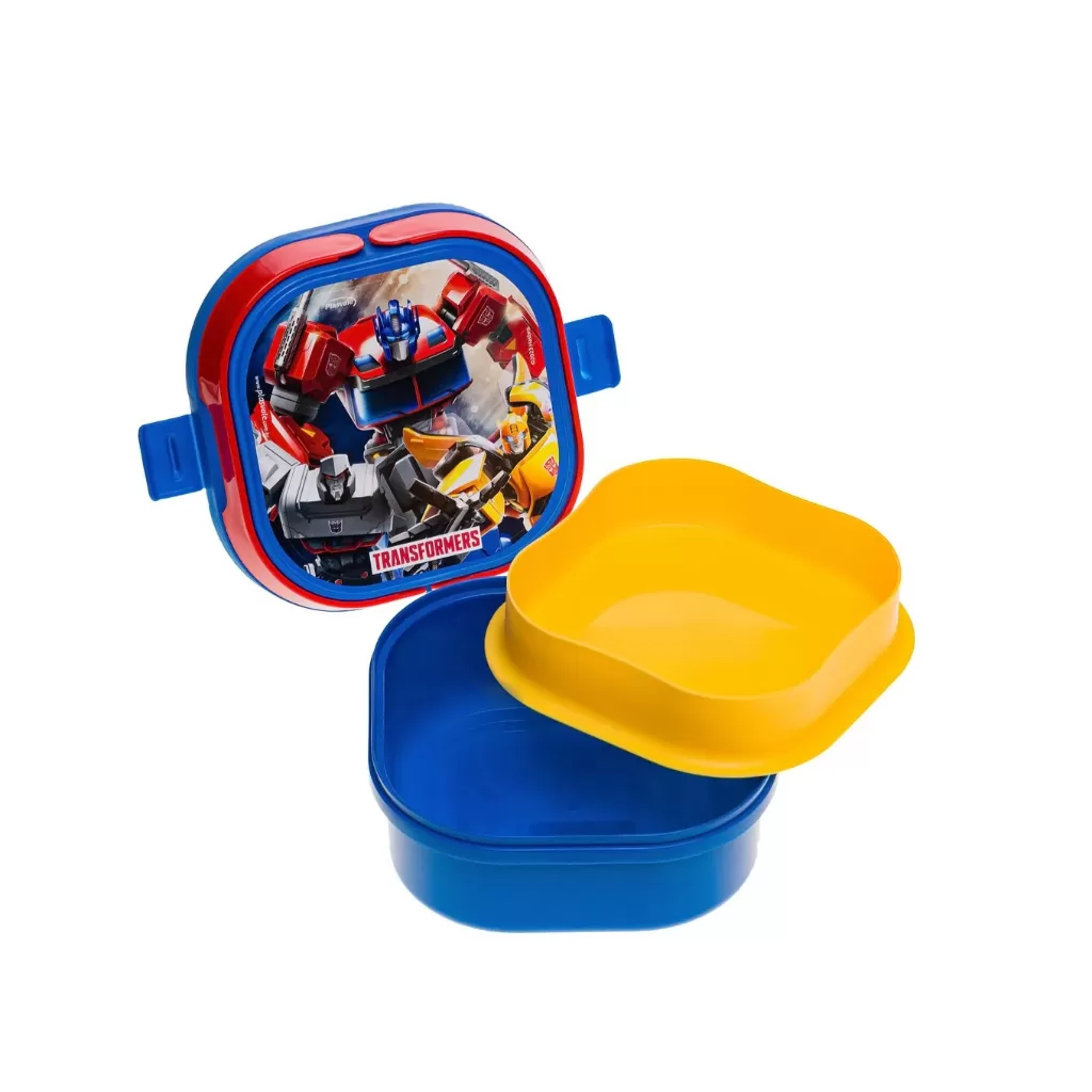 Marmita Com 2 Compartimentos, Trava E Alças Transformers