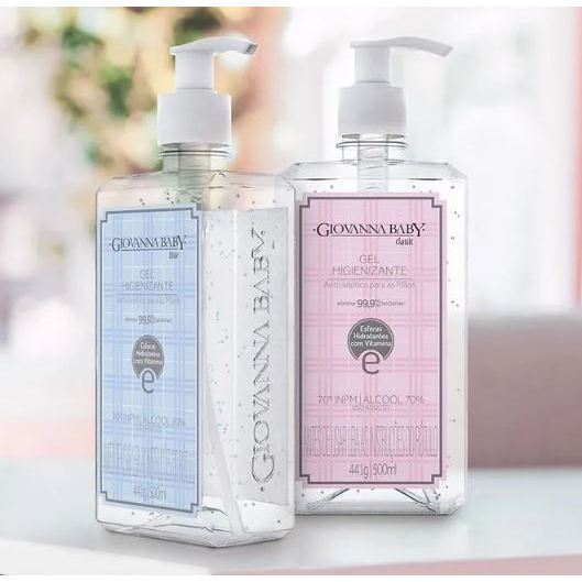 Giovanna Baby Álcool Gel 70% Perfumado 500ml ou 6