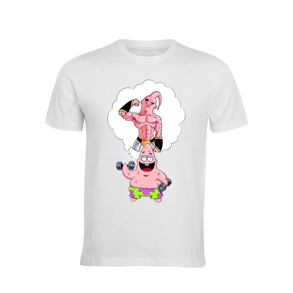 Camiseta Majin Boo Patrick Estrela Bob Maromba Divertido Engraçado Academia Treino