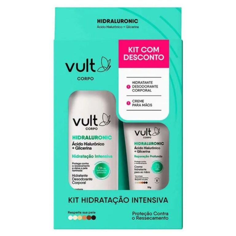 Kit Vult Hidratante Corpora 200ml l + Creme para M