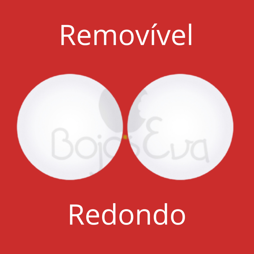 10 Pares de Bojo Redondo Removível – Bojo de E.V.A 100% impermeável