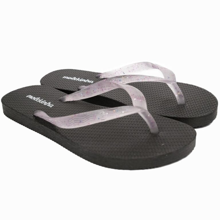 Chinelo Infantil Molekinha Glitter Tira Pronta Men