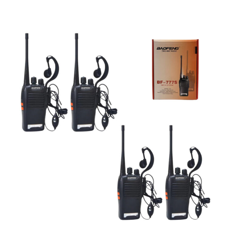 kit 4 rádios comunicador Alcance 12 Km 16 Canais 