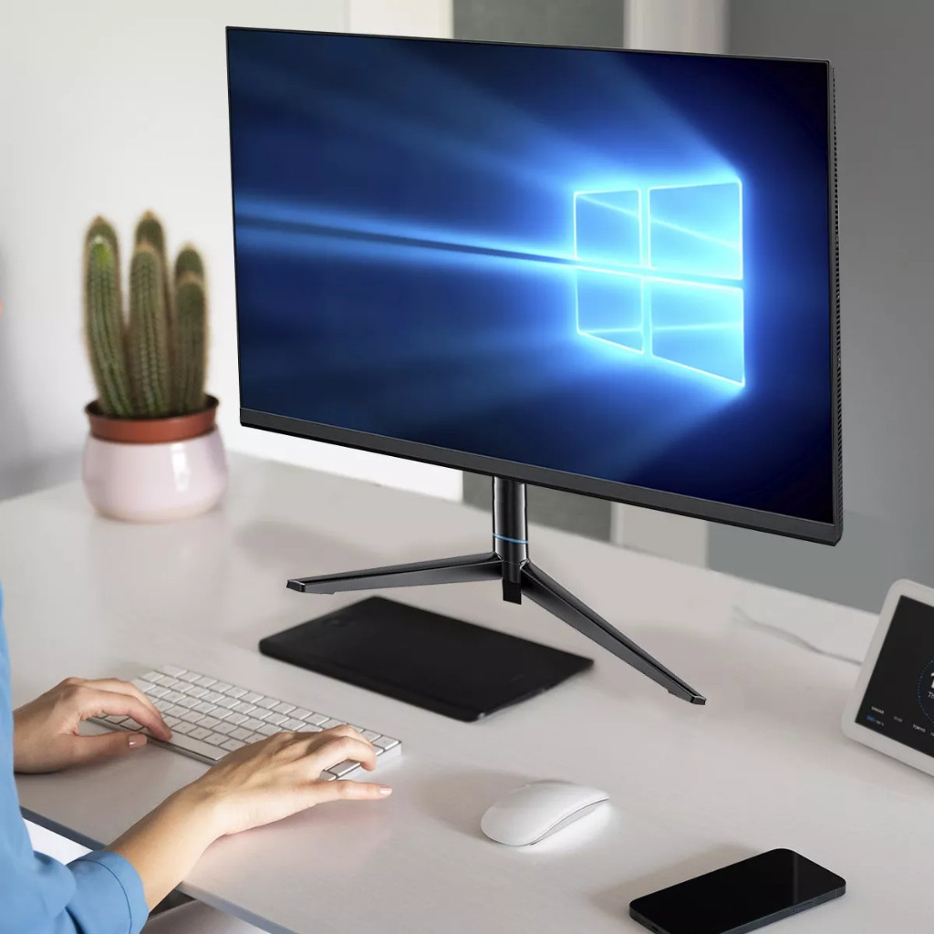 Computador All In One Celeron N95 8GB RAM SSD 512GB | Windows 11 | Tela 24 + Teclado, Mouse e UPS