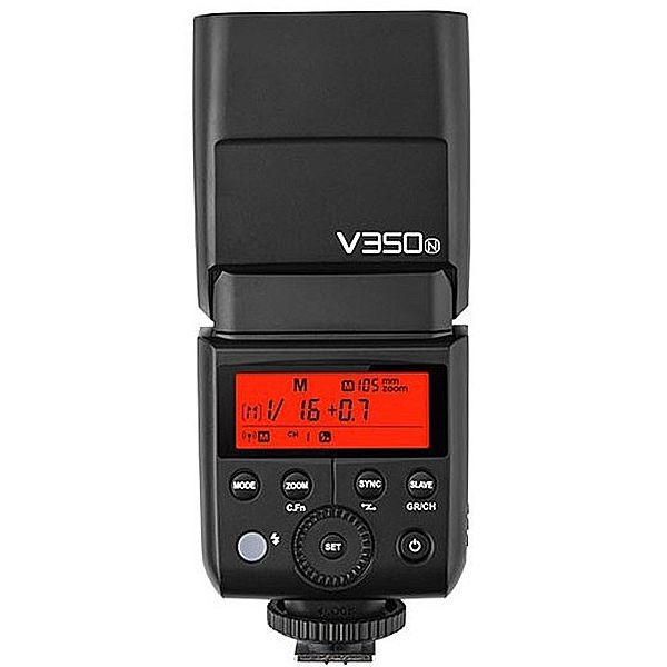 Flash Godox V350 para Nikon – Preto