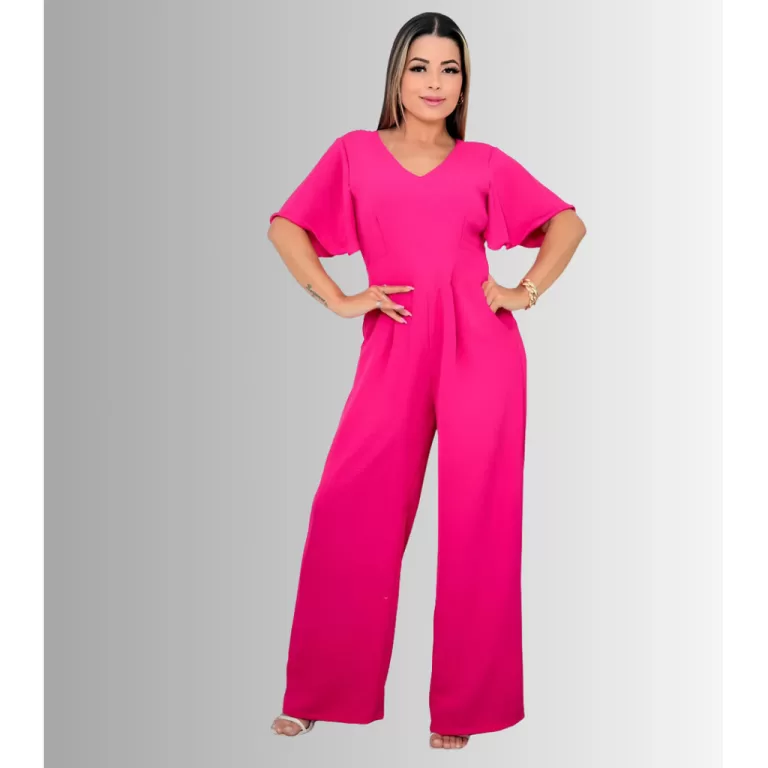 Macacão Feminino Longo Pantalona Duna Adulto Solt