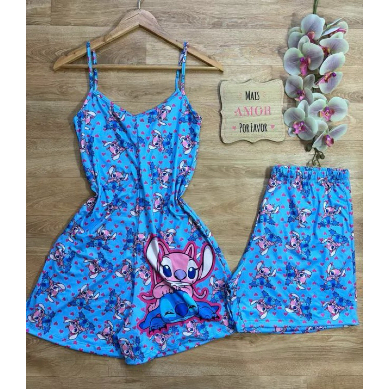 Conjunto Pijama Casal Presente Perfeito veste M do 38 ao 44