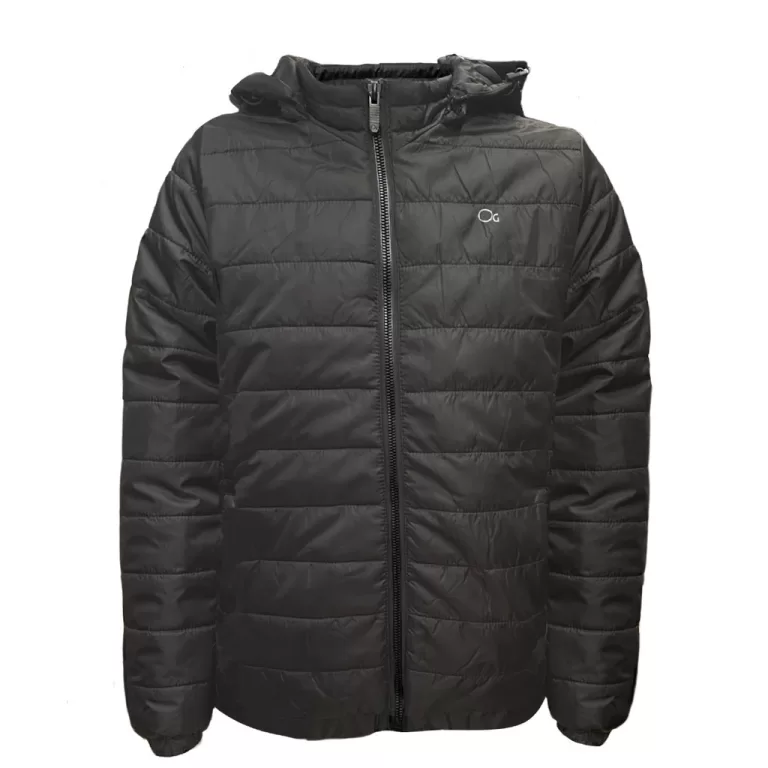 Jaqueta Puffer Ogochi Infantil Essencial Com Capuz