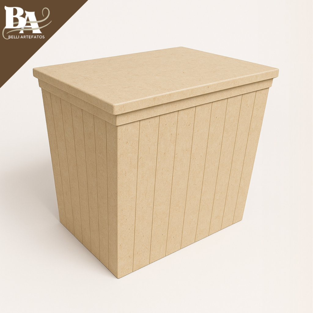 Mesa Fake Para Festa e Decoração Ripada em mdf