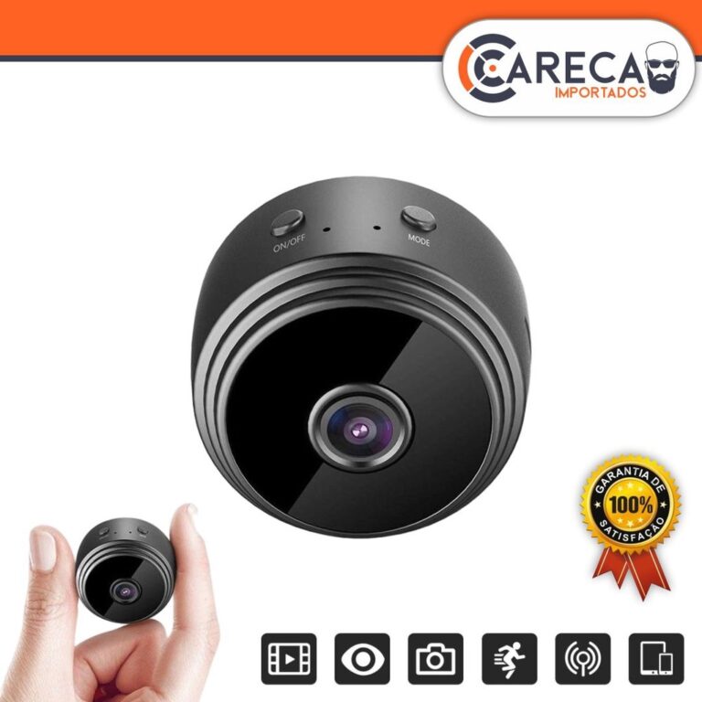 Mini Camera Wifi a9 Full Hd Gravador Voz Com Visã