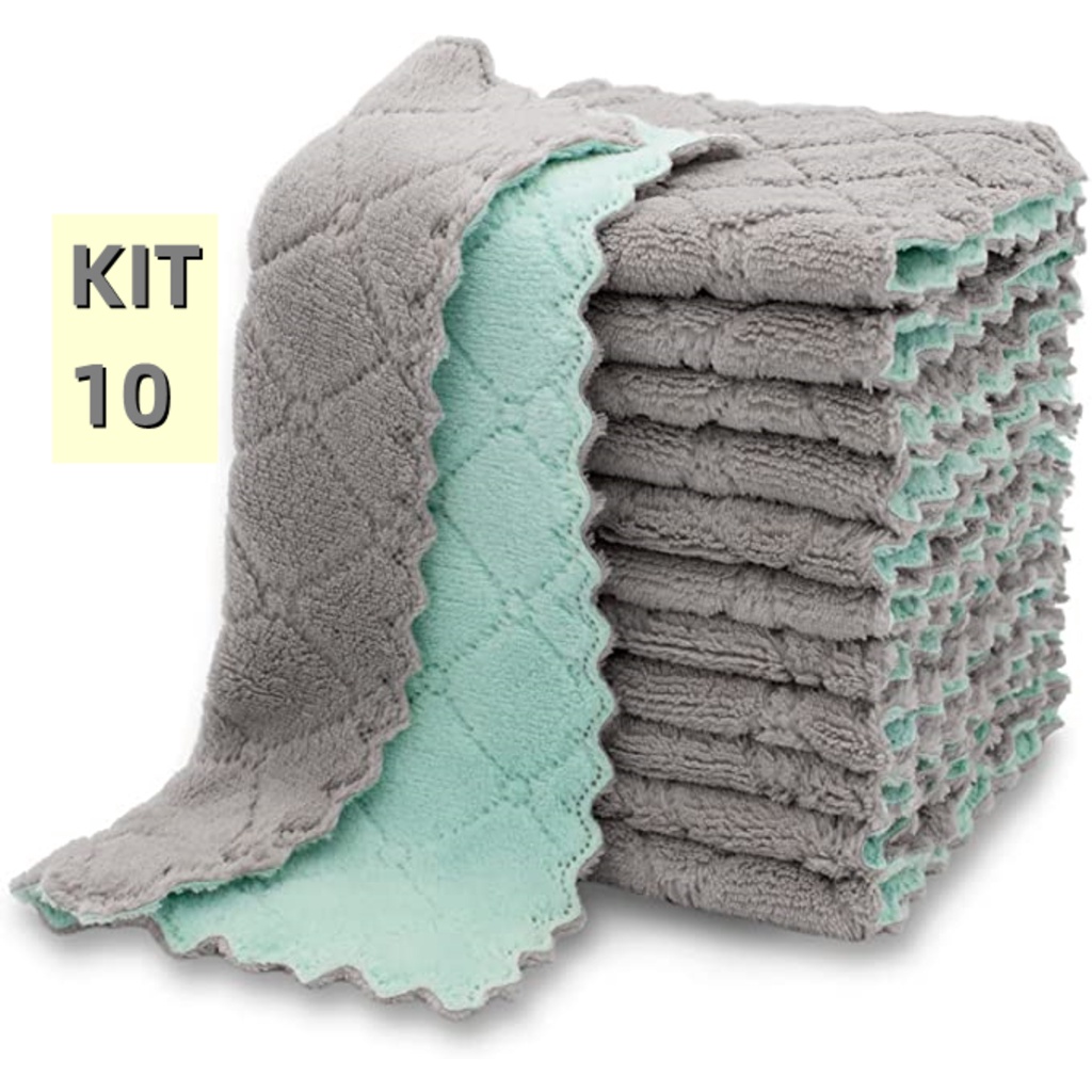 Pano Microfibra Super Absorvente para Limpeza em Geral Nanofibra para Carro