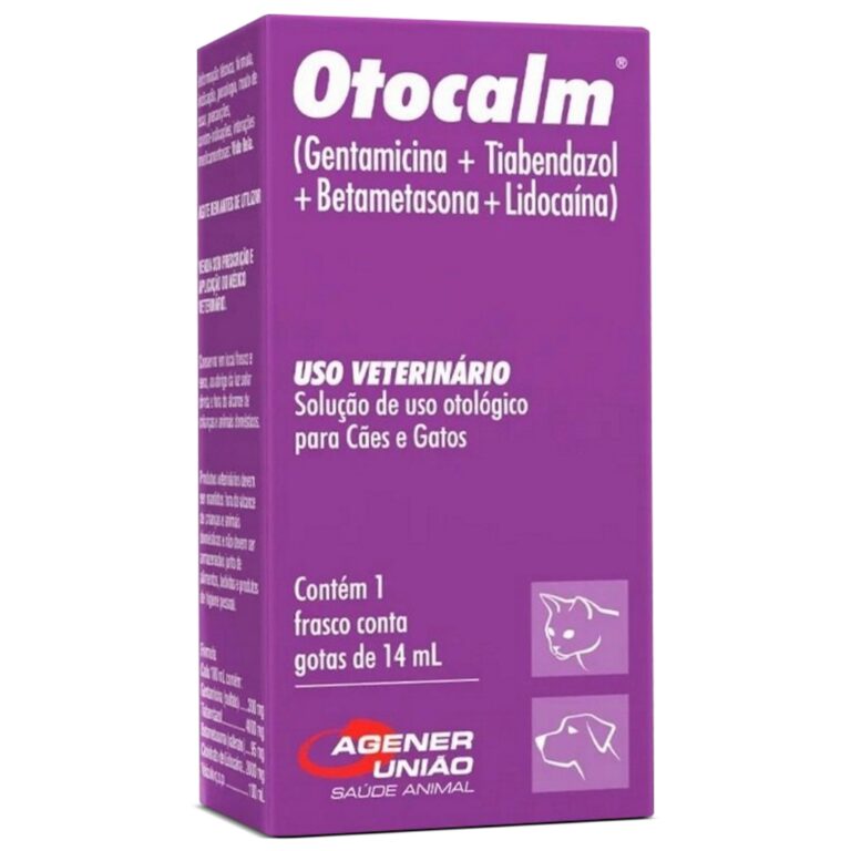 Otocalm Gotas 14ml Para Cães/gatos Agener Soluç