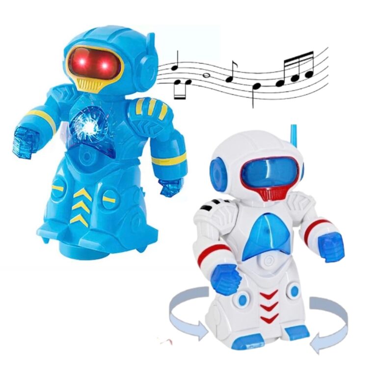 Brinquedo Robô Deslizante Dançarino com Giro 360