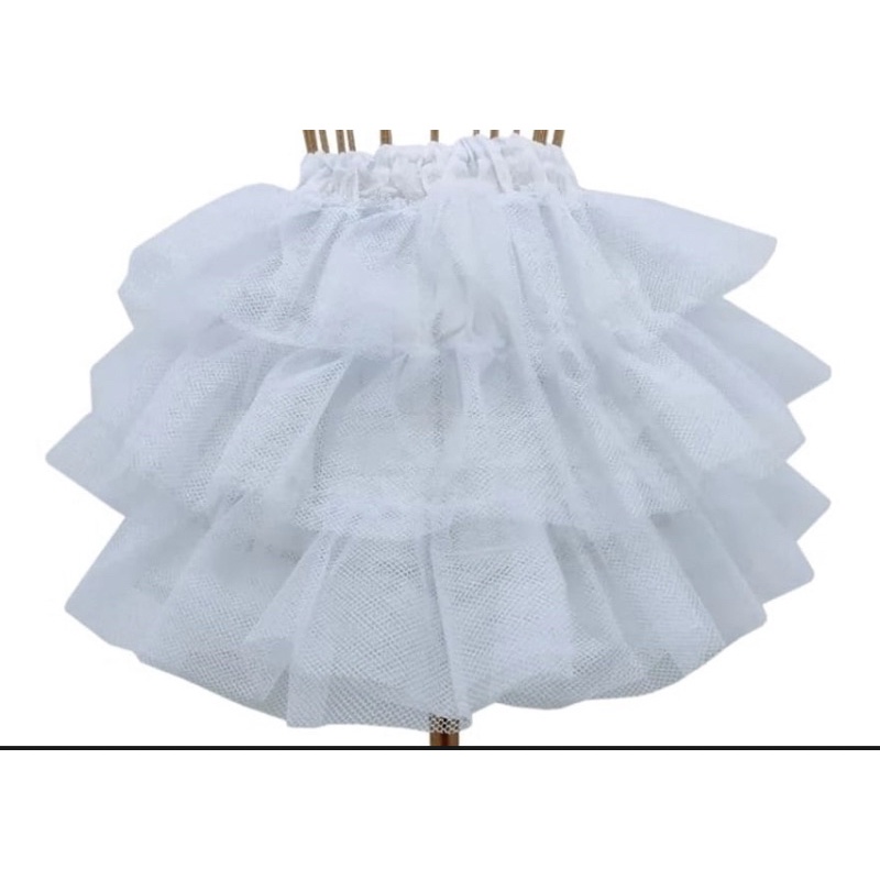 Anágua Saiote Infantil Vestido Festa Super Volume