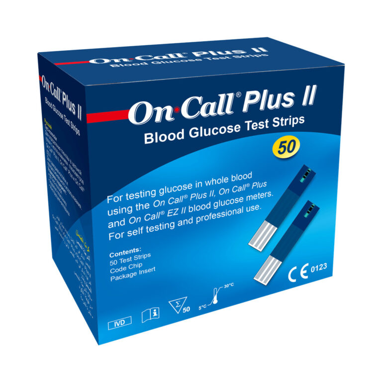 50 Tiras de Glicose On Call Plus II