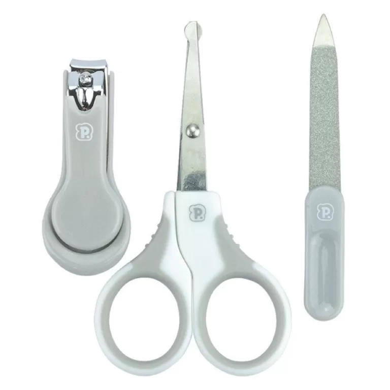 Kit Higiene Infantil Pimpolho Cortador Tesoura e L
