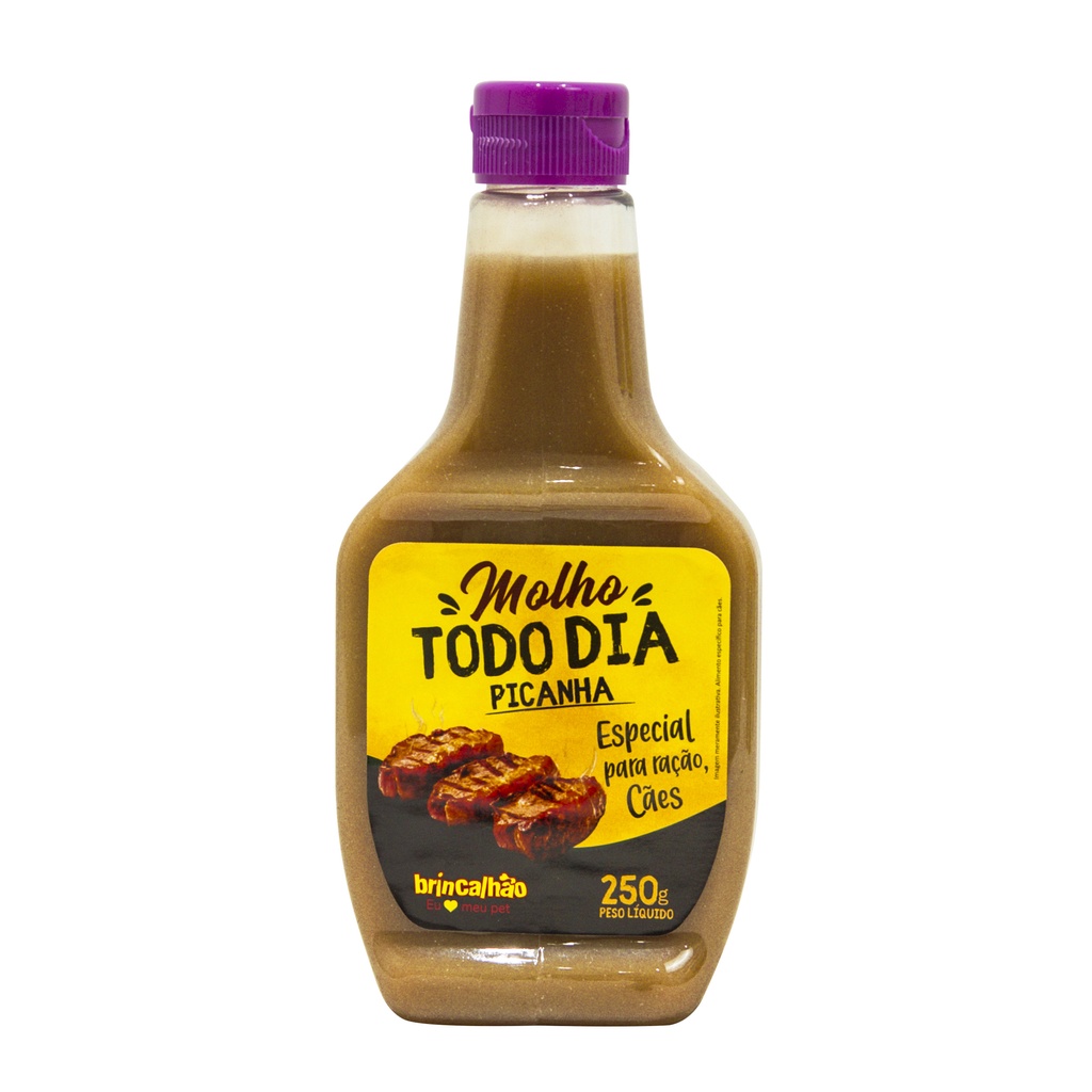 Molho Pet para Ração de Cães Picanha 250g Todo Dia Brincalhão