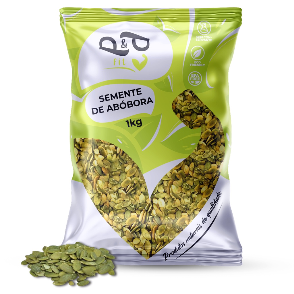 Semente de Abóbora Sem Casca Crua Premium 1Kg – PEP
