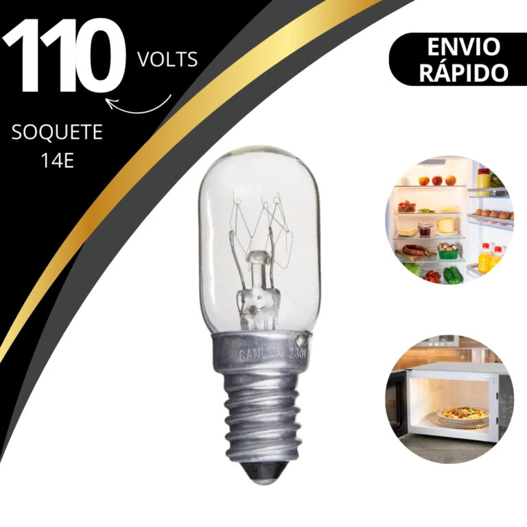Lâmpada Geladeira Refrigerador Consul Brastemp 12